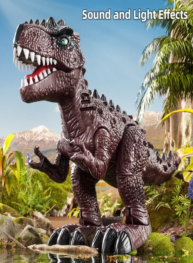 JUKUDAHU Dinosaur Toys for Kids 3 4 5 6 7 8 Years Old - Electronic Walking Dinosaur Figures for Boys 4-7 5-7, Toddler Boys Toys Set for Kids 3-5 with Sound Light, Birthday Gifts - Image 3